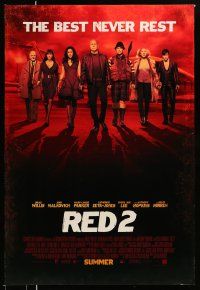 3s452 RED 2 advance DS 1sh '13 Willis, John Malkovich, Mary-Louise Parker, Catherine-Zeta Jones!