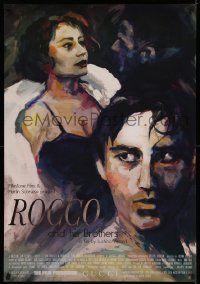 3s510 ROCCO & HIS BROTHERS 1sh R15 Luchino Visconti's Rocco e I Suoi Fratelli, Lauren Caddick art!