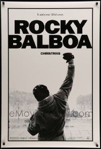 3s516 ROCKY BALBOA teaser DS 1sh '06 boxing, director & star Sylvester Stallone w/fist in air!