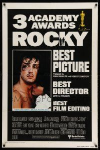 3s514 ROCKY awards int'l 1sh '76 boxer Sylvester Stallone, John G. Avildsen boxing classic!
