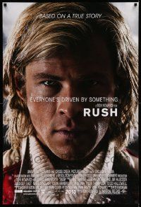 3s535 RUSH advance DS 1sh '13 Ron Howard directed, Chris Hemsworth as Formula 1 driver James Hunt!