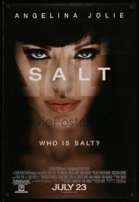 3s538 SALT advance DS 1sh '10 portrait of sexy Angelina Jolie, Liev Schreiber!