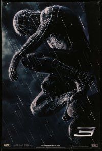 3s669 SPIDER-MAN 3 teaser 1sh '07 Sam Raimi, the battle within, Tobey Maguire in black suit!