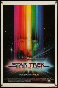 3s690 STAR TREK advance 1sh '79 Bob Peak art, Shatner, Nimoy, Khambatta, there is no comparison!