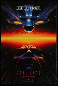 3s701 STAR TREK VI teaser DS 1sh '91 William Shatner, Leonard Nimoy, Stardate 12-13-91!