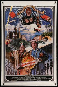 3s728 STRANGE BREW 1sh '83 art of hosers Rick Moranis & Dave Thomas with beer by John Solie!