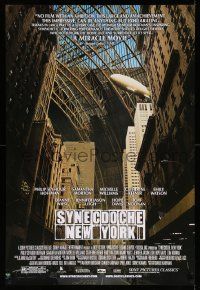 3s756 SYNECDOCHE, NEW YORK DS 1sh '08 Philip Seymour Hoffman, Samantha Morton, replica of the city!