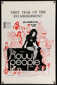3s770 TELL IT LIKE IT IS 1sh '71 The Now People, Lanza's parody comedy, wacky art, sexy image!