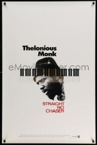 3s781 THELONIOUS MONK: STRAIGHT, NO CHASER int'l 1sh '89 Clint Eastwood produced jazz bio!