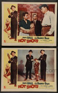 3t913 HOT SHOTS 2 LCs '56 Huntz Hall & The Bowery Boys are the big shots of the TV nutwork!