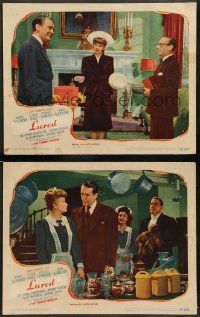 3t937 LURED 2 LCs '47 Lucille Ball, George Sanders, Cedric Hardwicke, directed by Douglas Sirk!