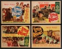 3t761 WILD POSES 4 LCs R52 Our Gang, Spanky, Buckwheat, Little Rascals, cute images!