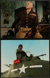 3t004 PATTON 14 color 11x14 stills '70 General George C. Scott, World War II, Franklin J. Schaffner