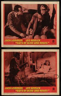 3t074 DAYS OF WINE & ROSES 8 LCs '63 Blake Edwards, alcoholics Jack Lemmon & Lee Remick!