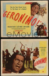 3t097 GERONIMO 8 LCs R49 Preston Foster, Ellen Drew, Chief Thundercloud as famous Native American!