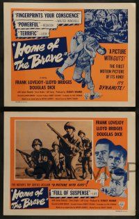 3t126 HOME OF THE BRAVE 8 LCs R55 Lloyd Bridges confronts racial prejudice with James Edwards!