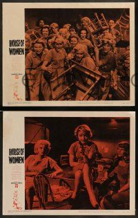 3t678 HOUSE OF WOMEN 4 LCs '62 Walter Doniger, women's prison, Shirley Knight & female convicts!