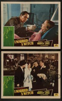 3t561 I MARRIED A WITCH 6 LCs R48 Fredric March marries 17th century reincarnated Veronica Lake!