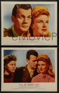 3t682 I'LL BE SEEING YOU 4 LCs R56 cool image of Ginger Rogers, Joseph Cotten & Shirley Temple!
