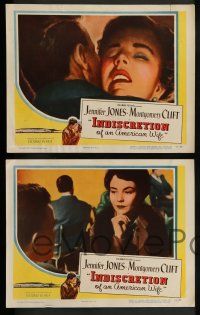 3t144 INDISCRETION OF AN AMERICAN WIFE 8 LCs '54 De Sica, Jennifer Jones, Montgomery Clift!