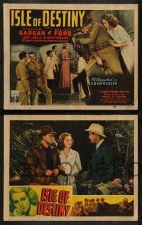 3t150 ISLE OF DESTINY 8 LCs '40 William Gargan, June Lang, Gilbert Roland, Wallace Ford!