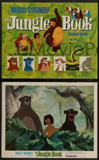 3t014 JUNGLE BOOK 9 LCs '67 Walt Disney cartoon classic, great images of Mowgli, Baloo & friends!