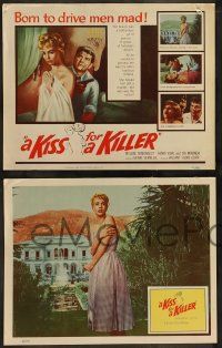 3t173 KISS FOR A KILLER 8 LCs '60 Une manche et la belle, Demongeot was born to drive men mad!