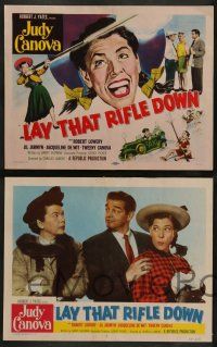 3t180 LAY THAT RIFLE DOWN 8 LCs '55 great images of wacky Judy Canova!