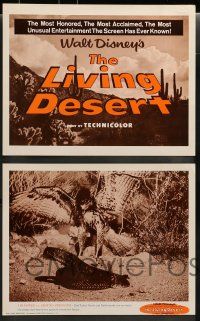 3t195 LIVING DESERT 8 LCs R60s first feature-length Disney True-Life adventure, snakes & others!