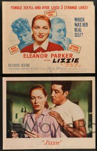 3t198 LIZZIE 8 LCs '57 Eleanor Parker as female Jekyll & Hyde in her trampy hussy personality!