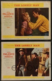 3t201 LONELY MAN 8 LCs '57 Elaine Aiken, Jack Palance, Anthony Perkins, Henry Levin western!