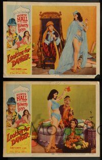 3t204 LOOKING FOR DANGER 8 LCs '57 The Bowery Boys in the land of Ali Baba w/ 1001 harem dolls!