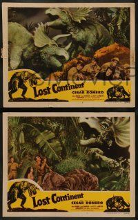 3t815 LOST CONTINENT 3 LCs '51 rocket 180,000 years into the unknown, cool dinosaur images!