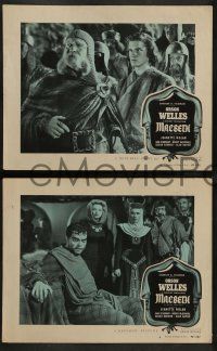 3t572 MACBETH 6 LCs '48 directed by Orson Welles, Shakespeare, Roddy McDowall!