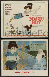3t222 MAGIC BOY 8 LCs '60 Japanese animated ninja fantasy adventure, early anime!