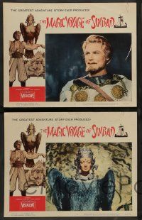 3t227 MAGIC VOYAGE OF SINBAD 8 LCs '62 Russian fantasy written by Francis Ford Coppola!