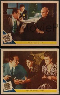 3t816 MAIN STREET AFTER DARK 3 LCs '45 Edward Arnold, Hume Cronyn, true story of girl gangsters!