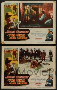 3t573 MAN FROM LARAMIE 6 LCs '55 cool images of James Stewart, directed by Anthony Mann!