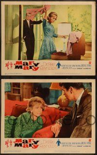 3t249 MARY MARY 8 LCs '63 Debbie Reynolds, Barry Nelson, Michael Rennie, musical comedy!