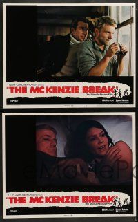 3t257 McKENZIE BREAK 8 LCs '71 Brian Keith in the ultimate World War II escape film!