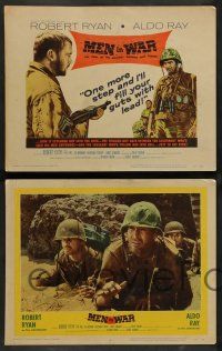 3t258 MEN IN WAR 8 LCs '57 Anthony Mann directed, Robert Ryan & Aldo Ray in the Korean War!