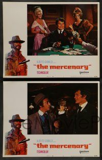 3t261 MERCENARY 8 LCs '69 Il Mercenario, cool images of gunslingers Jack Palance & Franco Nero!