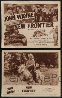 3t708 NEW FRONTIER 4 LCs R53 images of big John Wayne, Muriel Evans, Warner P. Richmond!