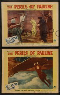 3t828 PERILS OF PAULINE 3 LCs '48 John Lund, Betty Hutton as silent screen heroine!