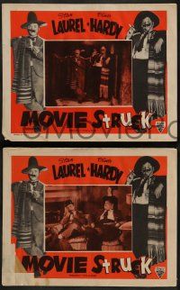 3t576 PICK A STAR 6 LCs R40s cool inset images and Laurel & Hardy in borders, Movie Struck!