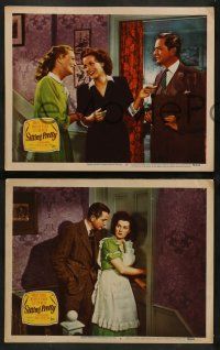 3t843 SITTING PRETTY 3 LCs '48 Maureen O'Hara, Robert Young & Louise Allbritton!