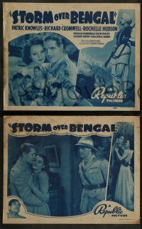 3t394 STORM OVER BENGAL 8 LCs R40s Patric Knowles, Richard Cromwell, pretty Rochelle Hudson!