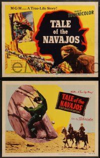 3t413 TALE OF THE NAVAJOS 8 LCs '48 cowboy western, Native American & animal artwork & images!
