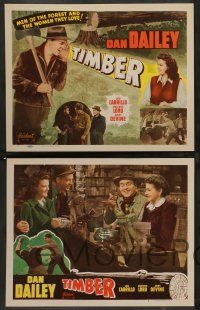 3t442 TIMBER 8 LCs R48 Leo Carrillo, Andy Devine, Dan Dailey Jr., Marjorie Lord!