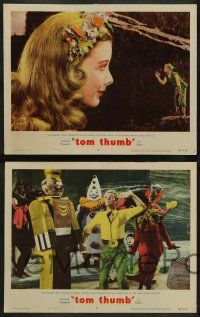 3t543 TOM THUMB 7 LCs '58 George Pal, tiny Russ Tamblyn, Peter Sellers, Terry-Thomas!